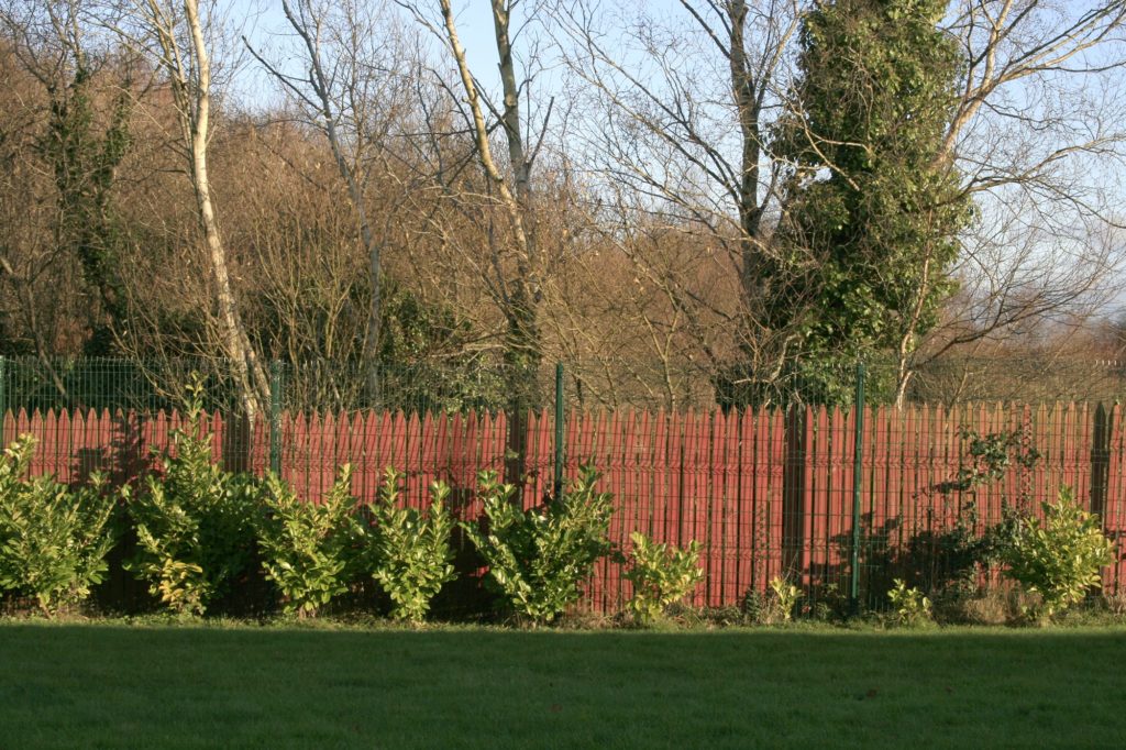 three layers of fence